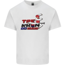 Taekwondo Fighter Mixed Martial Arts MMA Kids T-Shirt Childrens White