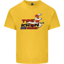 Taekwondo Fighter Mixed Martial Arts MMA Kids T-Shirt Childrens Yellow