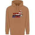 Taekwondo Fighter Mixed Martial Arts MMA Mens 80% Cotton Hoodie Caramel Latte