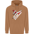 Taekwondo Fighter Mixed Martial Arts MMA Mens 80% Cotton Hoodie Caramel Latte