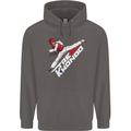 Taekwondo Fighter Mixed Martial Arts MMA Mens 80% Cotton Hoodie Charcoal