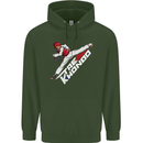 Taekwondo Fighter Mixed Martial Arts MMA Mens 80% Cotton Hoodie Forest Green