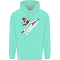 Taekwondo Fighter Mixed Martial Arts MMA Mens 80% Cotton Hoodie Peppermint