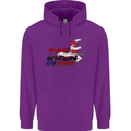 Taekwondo Fighter Mixed Martial Arts MMA Mens 80% Cotton Hoodie Purple