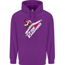Taekwondo Fighter Mixed Martial Arts MMA Mens 80% Cotton Hoodie Purple