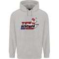 Taekwondo Fighter Mixed Martial Arts MMA Mens 80% Cotton Hoodie Sports Grey