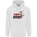 Taekwondo Fighter Mixed Martial Arts MMA Mens 80% Cotton Hoodie White