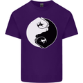 Taekwondo Fighter Mixed Martial Arts MMA Mens Cotton T-Shirt Tee Top Purple