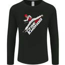 Taekwondo Fighter Mixed Martial Arts MMA Mens Long Sleeve T-Shirt Black