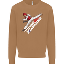 Taekwondo Fighter Mixed Martial Arts MMA Mens Sweatshirt Jumper Caramel Latte