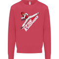 Taekwondo Fighter Mixed Martial Arts MMA Mens Sweatshirt Jumper Heliconia