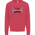 Taekwondo Fighter Mixed Martial Arts MMA Mens Sweatshirt Jumper Heliconia