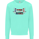 Taekwondo Fighter Mixed Martial Arts MMA Mens Sweatshirt Jumper Peppermint