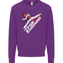 Taekwondo Fighter Mixed Martial Arts MMA Mens Sweatshirt Jumper Purple