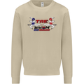 Taekwondo Fighter Mixed Martial Arts MMA Mens Sweatshirt Jumper Sand