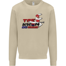 Taekwondo Fighter Mixed Martial Arts MMA Mens Sweatshirt Jumper Sand