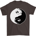 Taekwondo Fighter Mixed Martial Arts MMA Mens T-Shirt Cotton Gildan Dark Chocolate