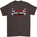 Taekwondo Fighter Mixed Martial Arts MMA Mens T-Shirt Cotton Gildan Dark Chocolate