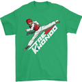Taekwondo Fighter Mixed Martial Arts MMA Mens T-Shirt Cotton Gildan Irish Green