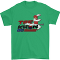 Taekwondo Fighter Mixed Martial Arts MMA Mens T-Shirt Cotton Gildan Irish Green