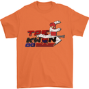 Taekwondo Fighter Mixed Martial Arts MMA Mens T-Shirt Cotton Gildan Orange