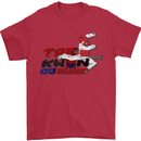 Taekwondo Fighter Mixed Martial Arts MMA Mens T-Shirt Cotton Gildan Red