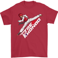 Taekwondo Fighter Mixed Martial Arts MMA Mens T-Shirt Cotton Gildan Red