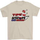 Taekwondo Fighter Mixed Martial Arts MMA Mens T-Shirt Cotton Gildan Sand