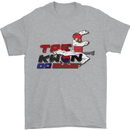 Taekwondo Fighter Mixed Martial Arts MMA Mens T-Shirt Cotton Gildan Sports Grey