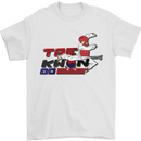 Taekwondo Fighter Mixed Martial Arts MMA Mens T-Shirt Cotton Gildan White