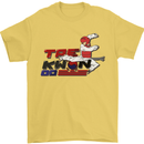 Taekwondo Fighter Mixed Martial Arts MMA Mens T-Shirt Cotton Gildan Yellow