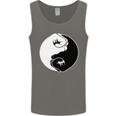 Taekwondo Fighter Mixed Martial Arts MMA Mens Vest Tank Top Charcoal