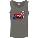Taekwondo Fighter Mixed Martial Arts MMA Mens Vest Tank Top Charcoal