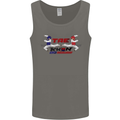 Taekwondo Fighter Mixed Martial Arts MMA Mens Vest Tank Top Charcoal