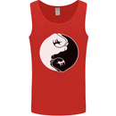 Taekwondo Fighter Mixed Martial Arts MMA Mens Vest Tank Top Red