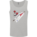Taekwondo Fighter Mixed Martial Arts MMA Mens Vest Tank Top Sports Grey