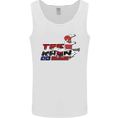 Taekwondo Fighter Mixed Martial Arts MMA Mens Vest Tank Top White