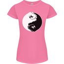 Taekwondo Fighter Mixed Martial Arts MMA Womens Petite Cut T-Shirt Azalea