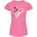 Taekwondo Fighter Mixed Martial Arts MMA Womens Petite Cut T-Shirt Azalea