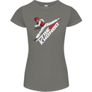 Taekwondo Fighter Mixed Martial Arts MMA Womens Petite Cut T-Shirt Charcoal