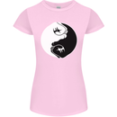 Taekwondo Fighter Mixed Martial Arts MMA Womens Petite Cut T-Shirt Light Pink