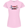 Taekwondo Fighter Mixed Martial Arts MMA Womens Petite Cut T-Shirt Light Pink