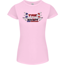 Taekwondo Fighter Mixed Martial Arts MMA Womens Petite Cut T-Shirt Light Pink
