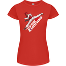 Taekwondo Fighter Mixed Martial Arts MMA Womens Petite Cut T-Shirt Red