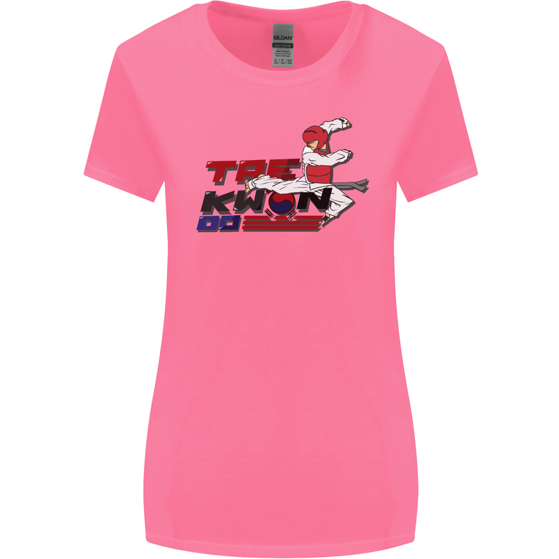 Taekwondo Fighter Mixed Martial Arts MMA Womens Wider Cut T-Shirt Azalea