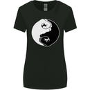 Taekwondo Fighter Mixed Martial Arts MMA Womens Wider Cut T-Shirt Black