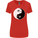 Taekwondo Fighter Mixed Martial Arts MMA Womens Wider Cut T-Shirt Red