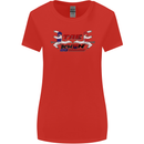 Taekwondo Fighter Mixed Martial Arts MMA Womens Wider Cut T-Shirt Red