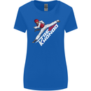Taekwondo Fighter Mixed Martial Arts MMA Womens Wider Cut T-Shirt Royal Blue