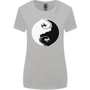 Taekwondo Fighter Mixed Martial Arts MMA Womens Wider Cut T-Shirt Sports Grey